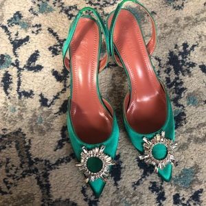 Emerald Slingback pumps